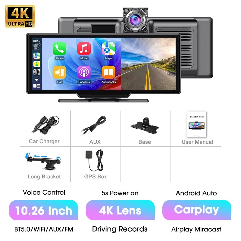 4K DVR-GPS