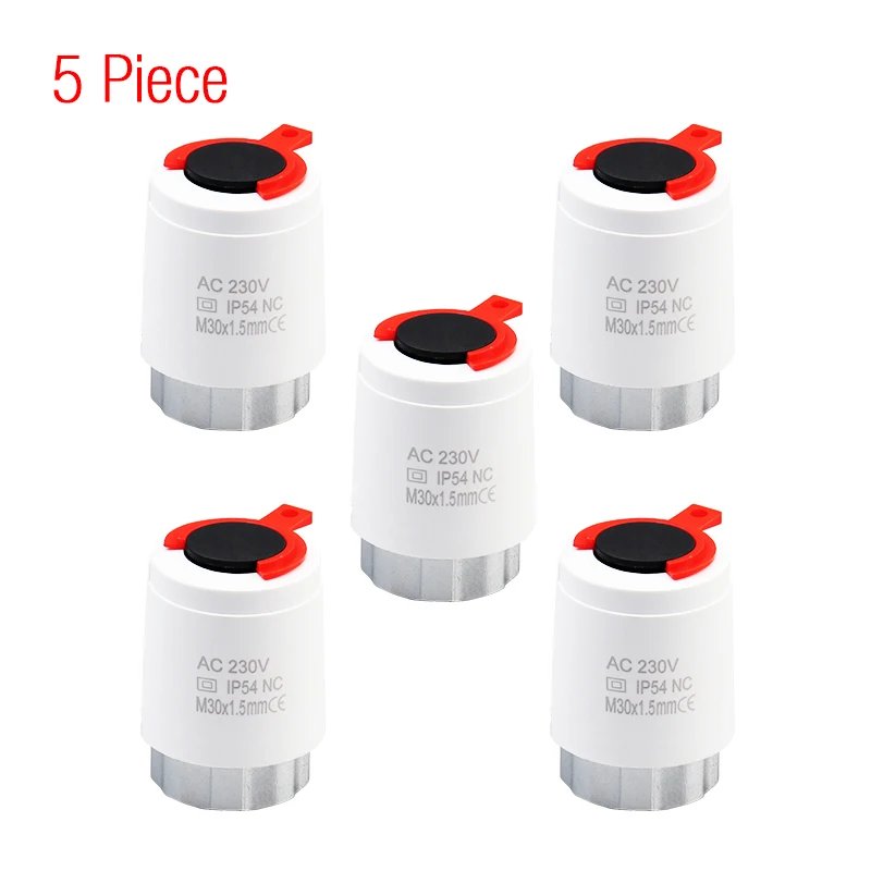 5 Pieces White