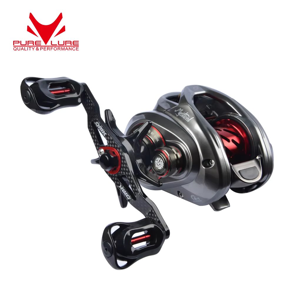 PURELURE MYSTICAL 179g Baitcasting Fishing Reel 9+1 7.1:1-8.1:1 Freshwater Sea Carretilha De Pesca Long Casting Snakehead