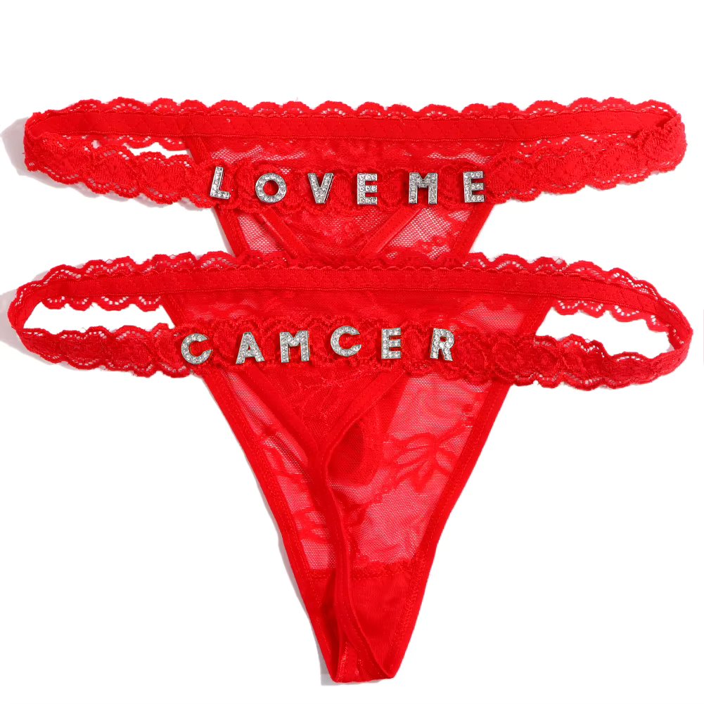 Custom Name Thong 2PCS/set String For Women DIY Crystal Letters Bikini Underwear Sexy Lace Panties 2023 New Fashion Briefs Gifts