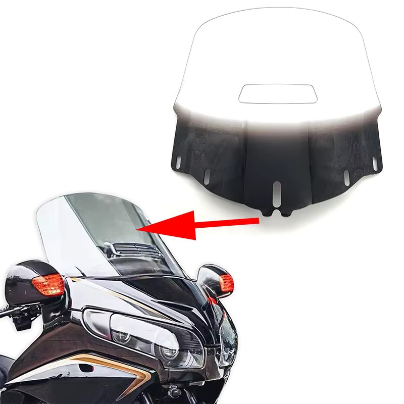Panical Motorcycle Wind Deflector Windshield Spoiler Cafe Racer For Honda Gold Wing GL1800 2001-2017 PC