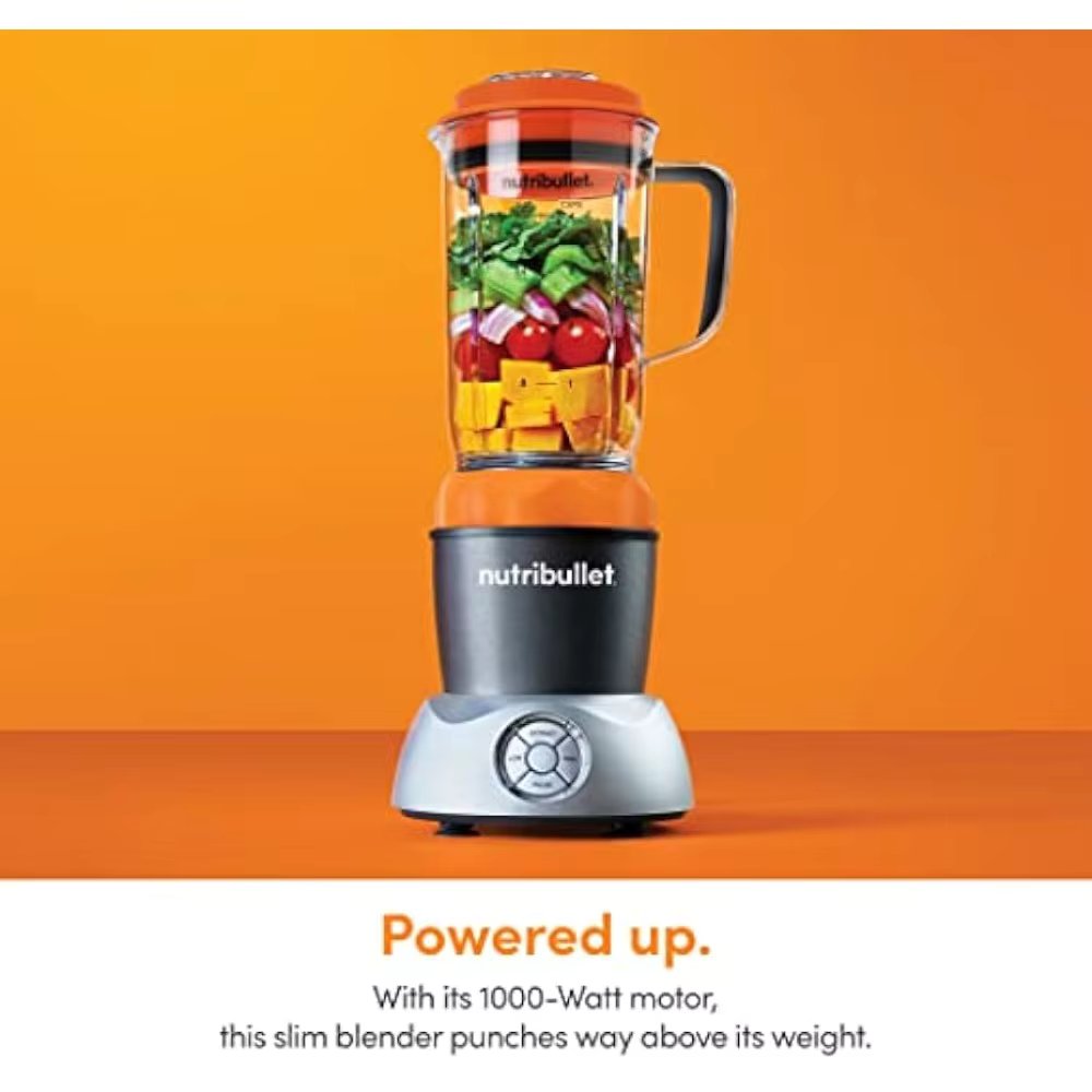 2023 New NutriBullet NB50200OR Select 1000 Watt Orange Blenders, 32 Oz