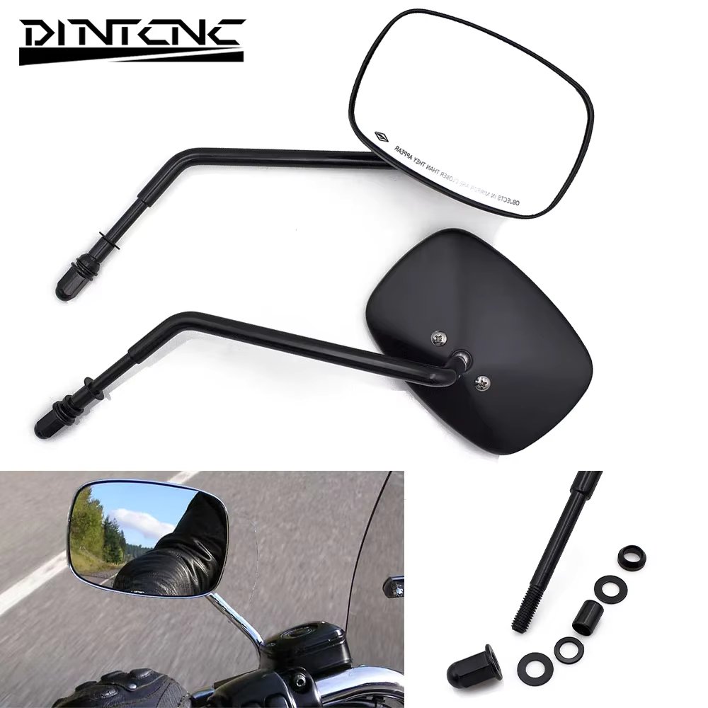 Mirror Universal for Vespa for RA for Royal Alloy HD Square Motorcycle Rearview Mirror Accessories Aluminum Alloy Iron Moto