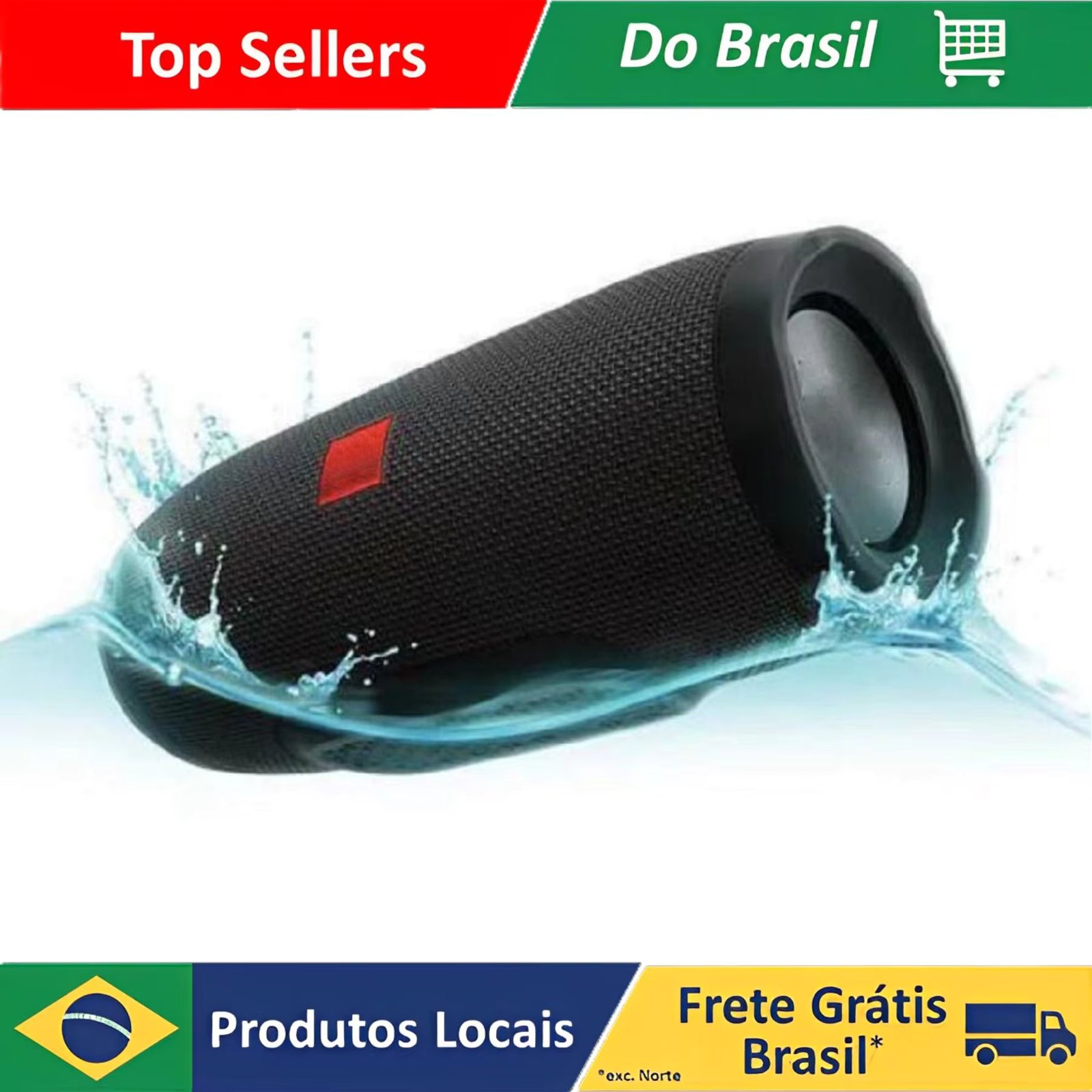 Caixa de som Mini 3 2 Portátil Com Bluetooth Radio Hi-Fi sem fio