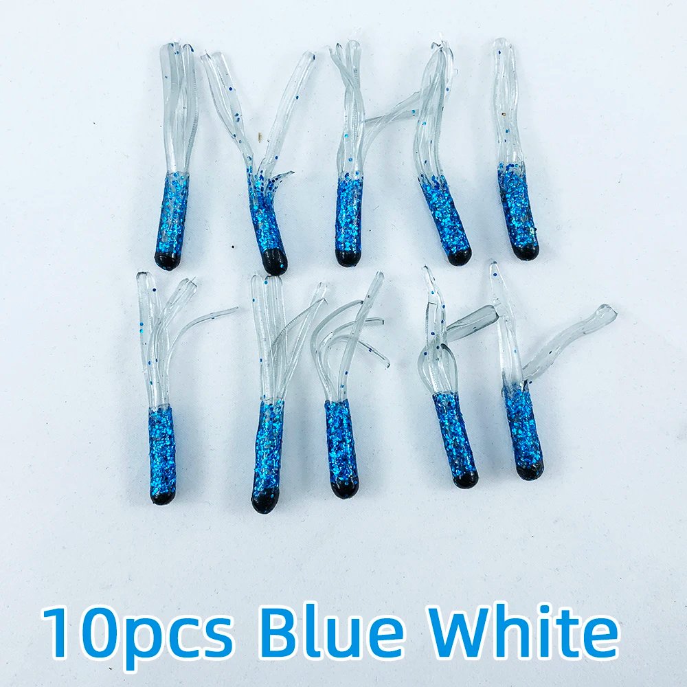 10pcs Blue White