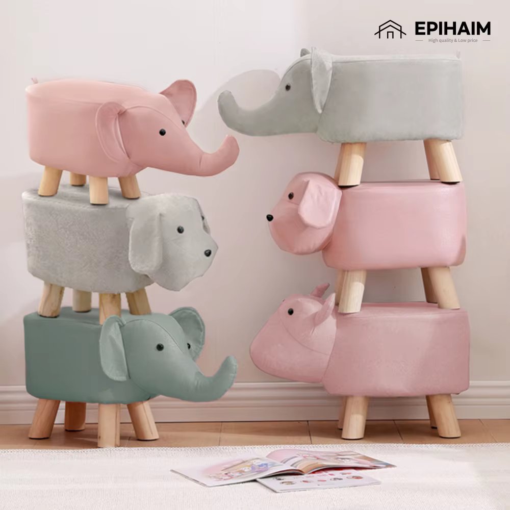 Epihyme Animal Stool Low chair Foot Stool Animal Interior Foot Stool