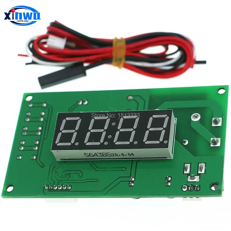 4 Digits Timer Control Board Coin Acceptor Massage Chair Water Tablero Arcade Vending Washing Machine Game Time Controller