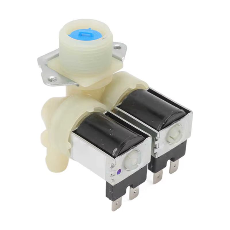 Washing Machine Water Valve Dual Heads Magnetic Inlet Valve for  Cylinder Washing Machine FPS180A 220‑240V