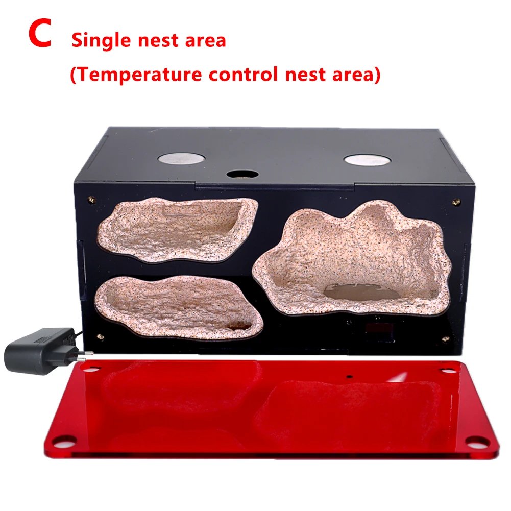Heating nest area  C