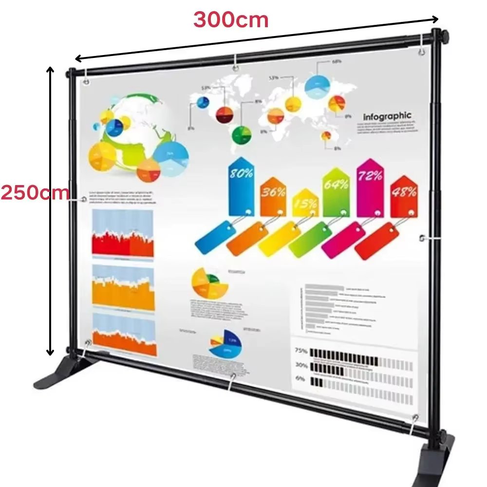 Double-Crossbar Backdrop Background Stand Frame Support System For Photography Photo Studio Video Muslin Green Screen