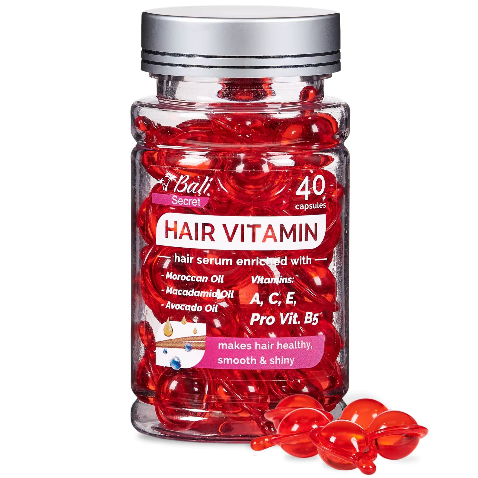Leave-in Hair Care Oil Moroccan Argan Oil Hair Capsule Care Essence Conditioner Hair Oil 40ml