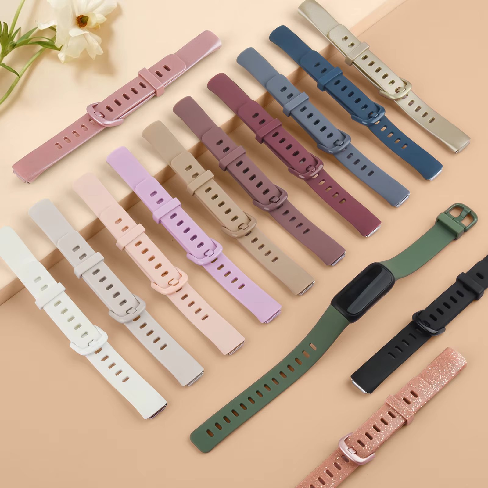Soft Silicone Strap For Fitbit inspire 3 Watchband Adjustable Wristband For Fitbit inspire 3 Strap Sport Bracelet Replacement