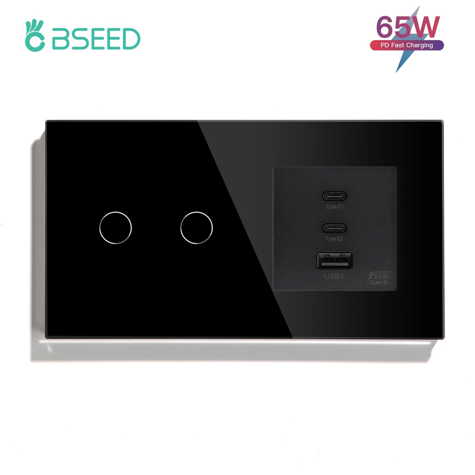 2Gang and 65W Black