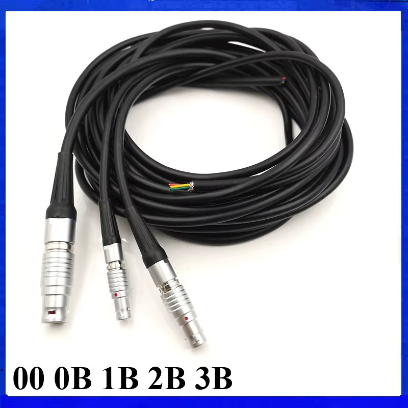 FGG Connector 0B 1B 2B 2 3 4 5 6 7 8 9 10 12 14 16 18 19 Pin Welding Cable ARRI MINI Teradek Camera Power Flying Leads Cable