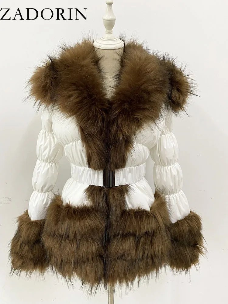 White with brown fur