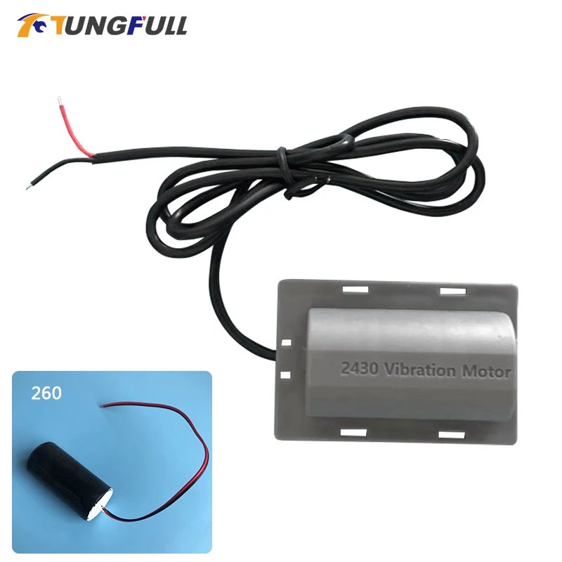 DC12V 4500RPM 2430 Frog Feeding Motor Massage Belt Chair Pillow Vibration Motor Waterproof 260 4200RPM Micro Vibrating Motor