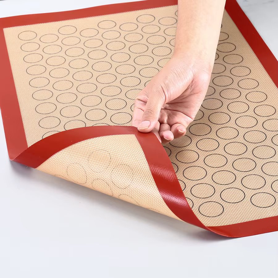Silicone Macaron Baking Mat - for Bake Pans - Macaroon/Pastry/Cookie Making - Professional Grade Nonstick