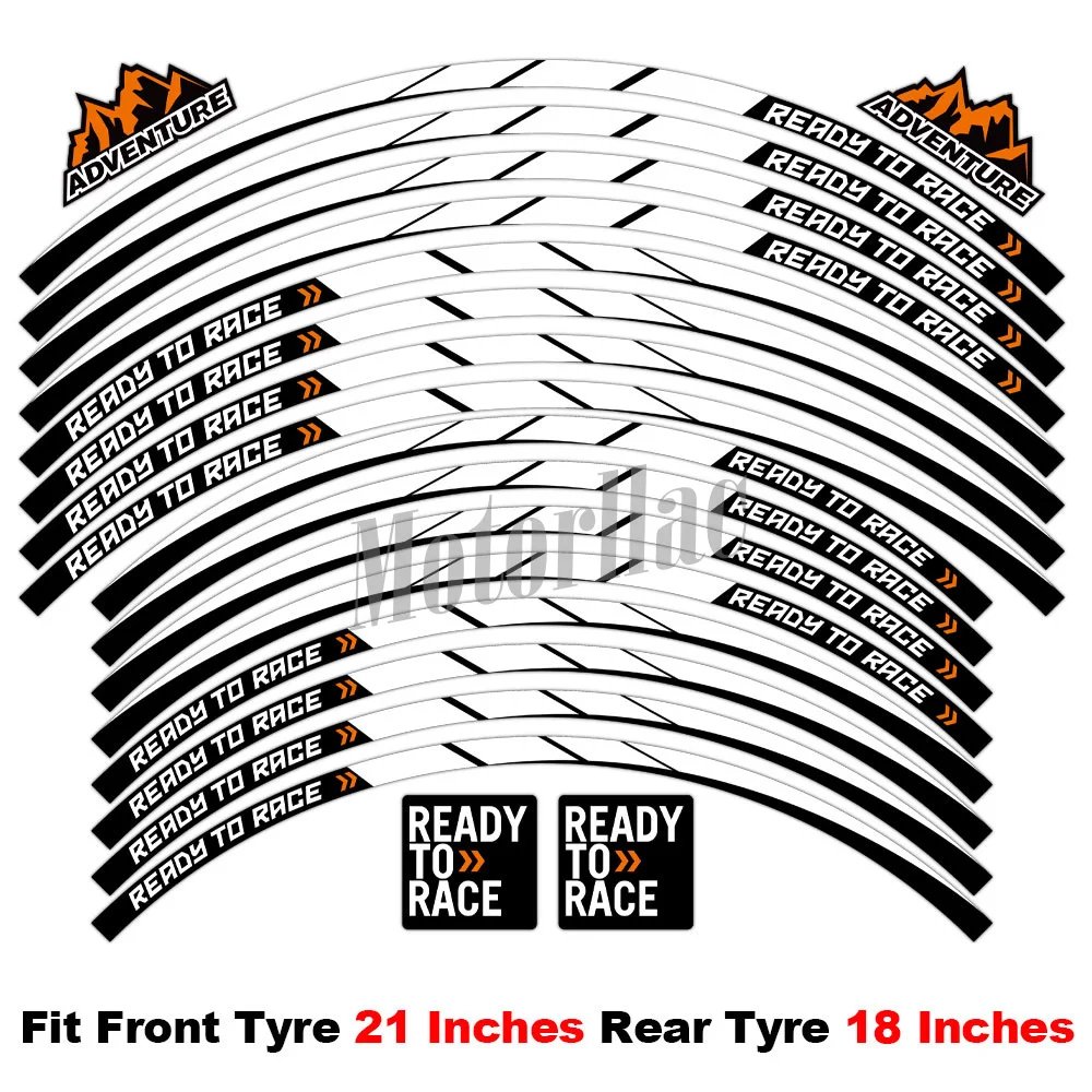 Front 21 Rear 18