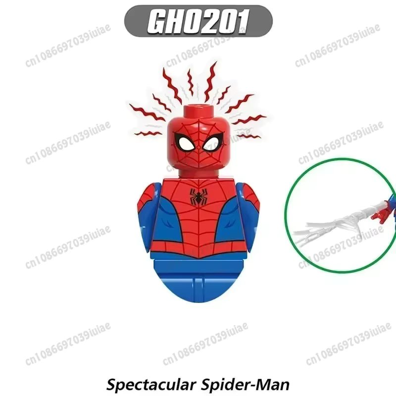 Marvel Spider-Man Iron Man Captain America Loki Bricks Cartoon Character building block Birthday Present G0172 TV6206 G0162