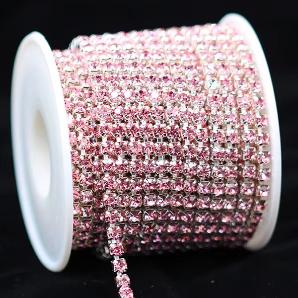 silver base lt pink