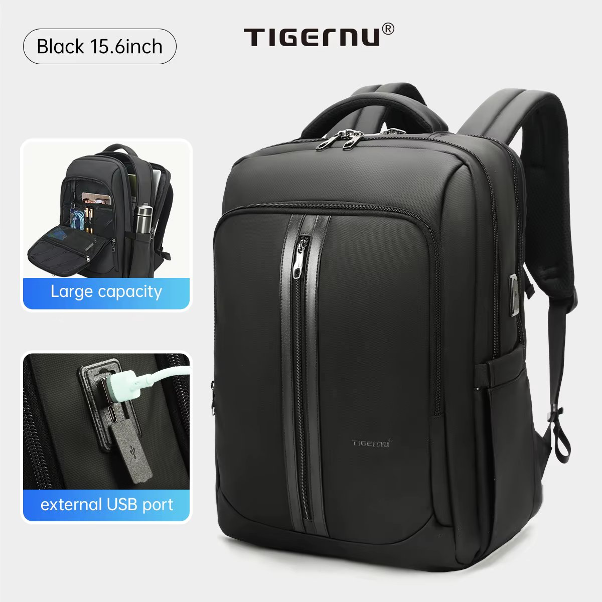 Lifetime Warranty Backpack For Men 15.6 17inch Laptop Backpack Bags Fashion Business Backpack Male Travel Backpack Schoolbag Boy