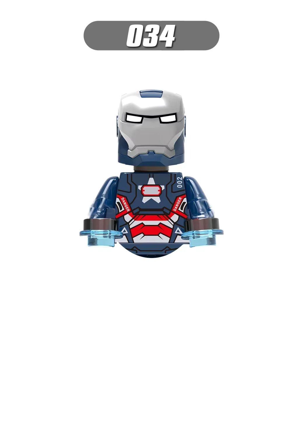 Hot toys New Iron Man Marvel Superhero Brick Assembly toys Mini action animated character building blocks Gift party kids