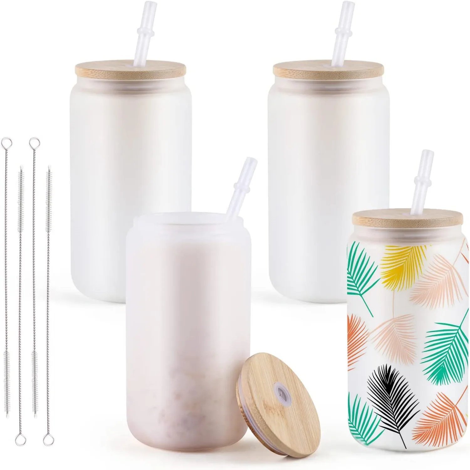 4pcs Frosted