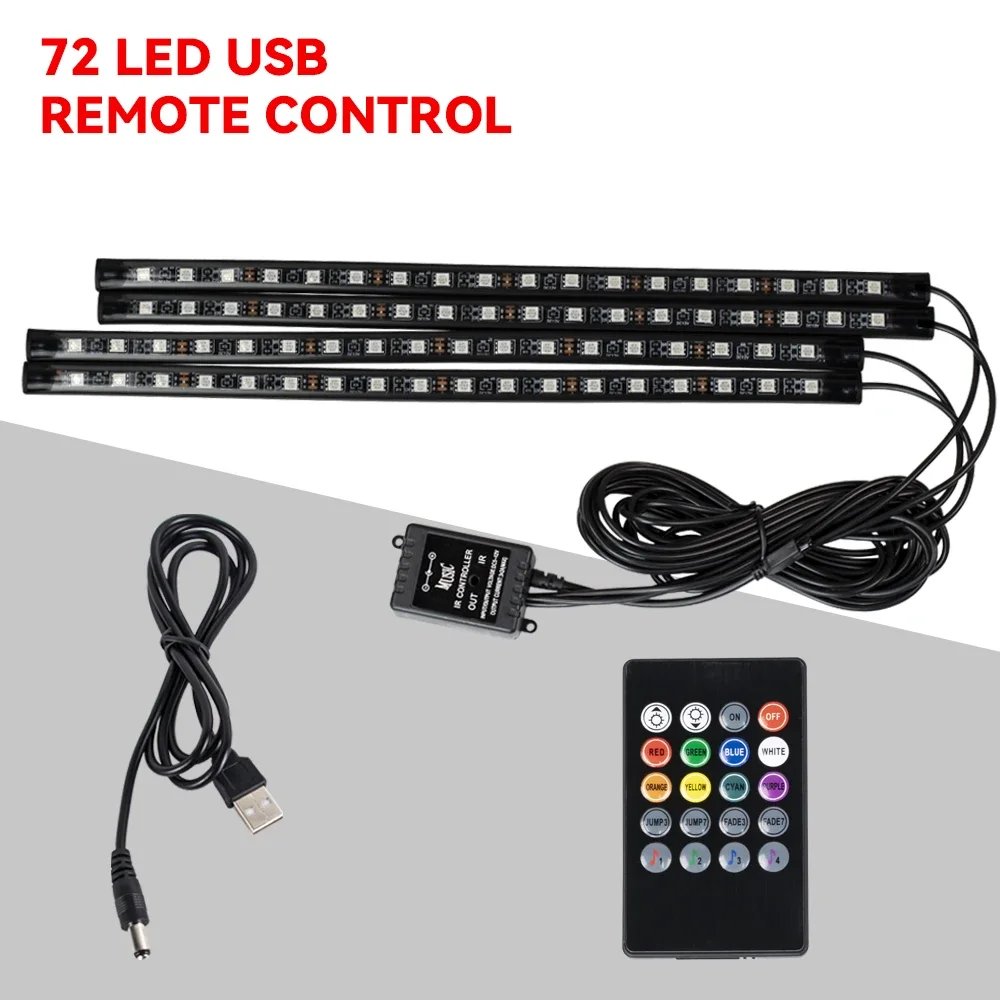 72LED Remote USB