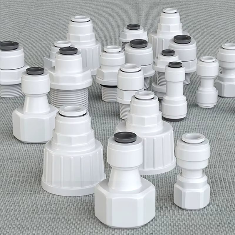 Straight Ro Quick Water Fitting 1/4" Hose Pipe 3/8" Male Female Thread Coupling Connector Water Filter Reverse Osmosis Parts