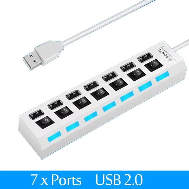 7Port White