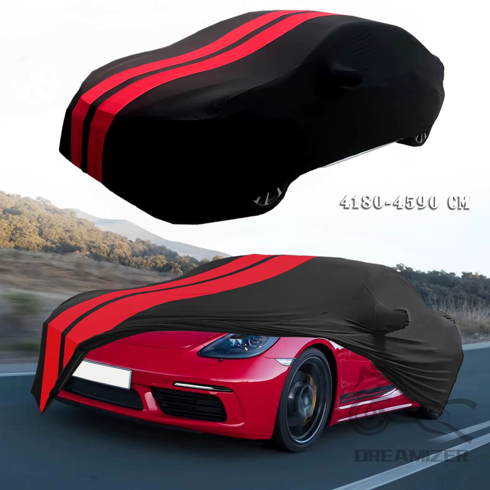 Universal Car Covers Stretch Cloth Special Car Clothing Auto Cover Indoor Dust Sun Protection Exterior Accessories For Porsche