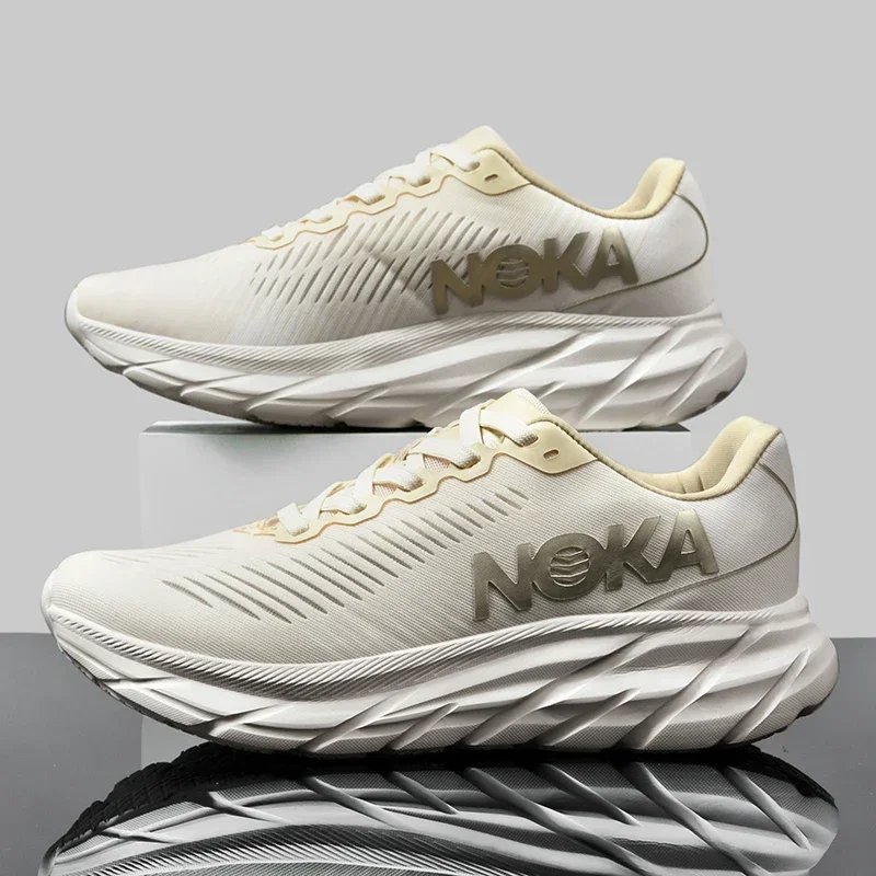 Carbon Plate Marathon Air Cushion Men Sports Running Shoes Breathable Lightweight Women's Comfortable Athletic Nonskid Sneakers