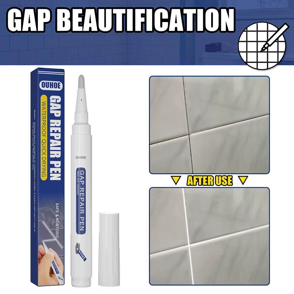 Polyurethane Caulking Finisher Wall Tile Grout Joint Filling Pen Smooth Hand Tools Bricklayer Construction Tools