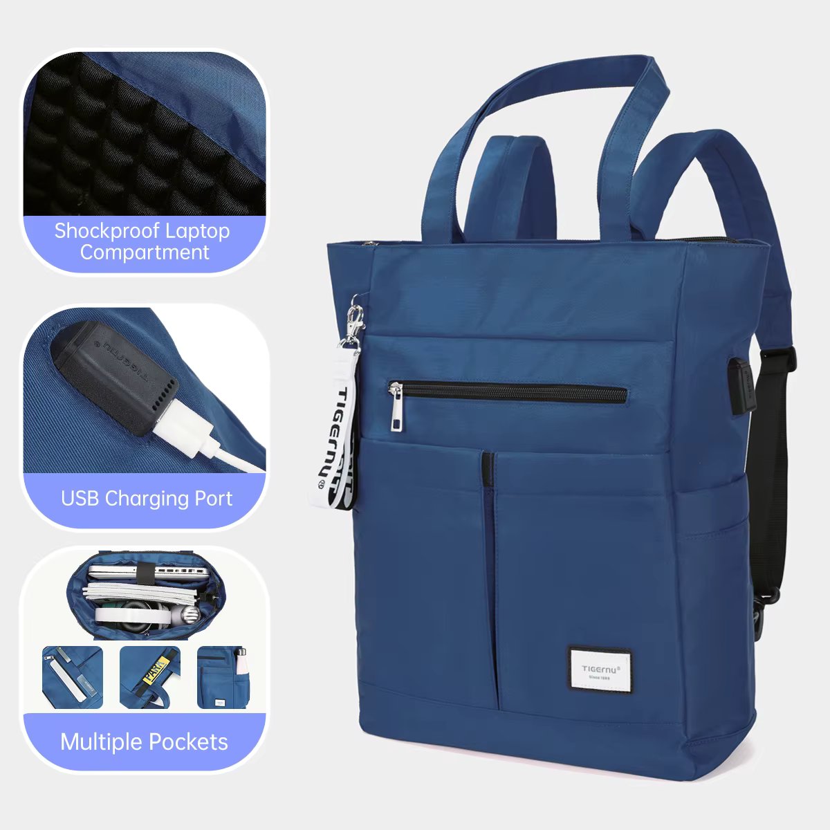 Lifetime Warranty Women Backpack Tote Bag For Girls Light & Soft Backpack Bags Laptop Bag For Women Fashion Female Travel Bags