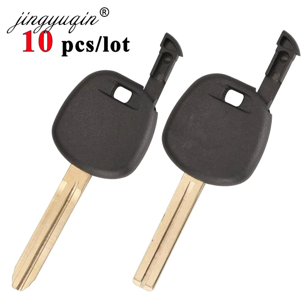 jingyuqin 10pcs/lot Replacement Key Case For Toyota Corolla Yaris Avensis Transponder Key Shell TOY48/TOY43 Blade No Chip