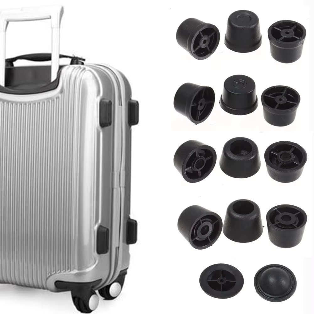 10pcs New 13 Styles DIY Craft Black Bag Replacement Luggage Feet Pads Suitcase Stand Feet Plastic Stud
