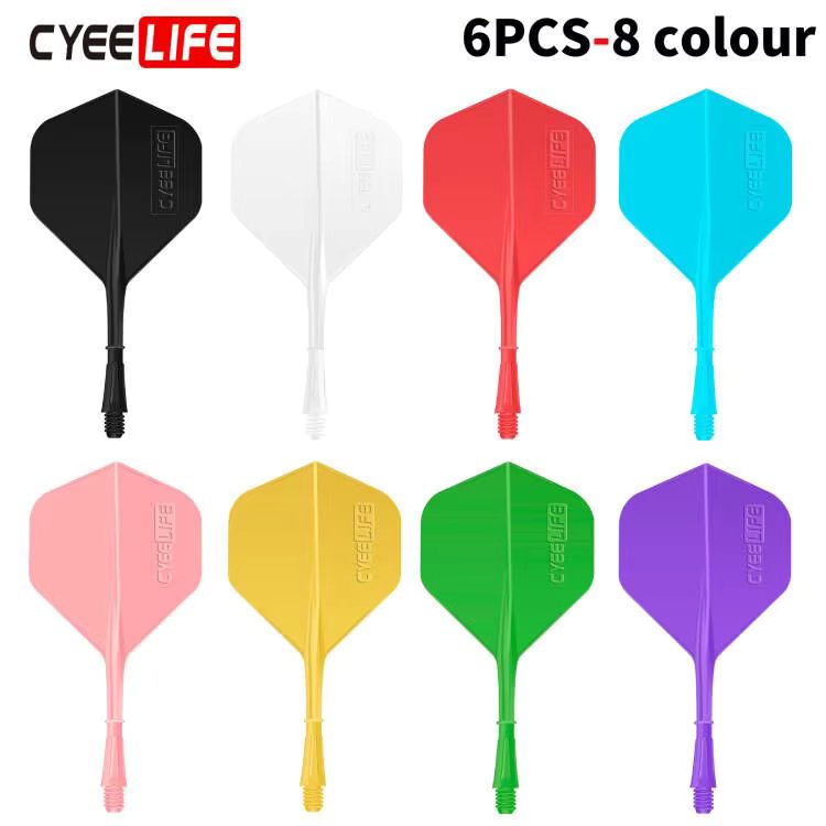 CyeeLife 6PCS Professional Dart Flights and Shafts 2BA ,CyeeLife New Dart accessories kit,Durable&Not easy to break