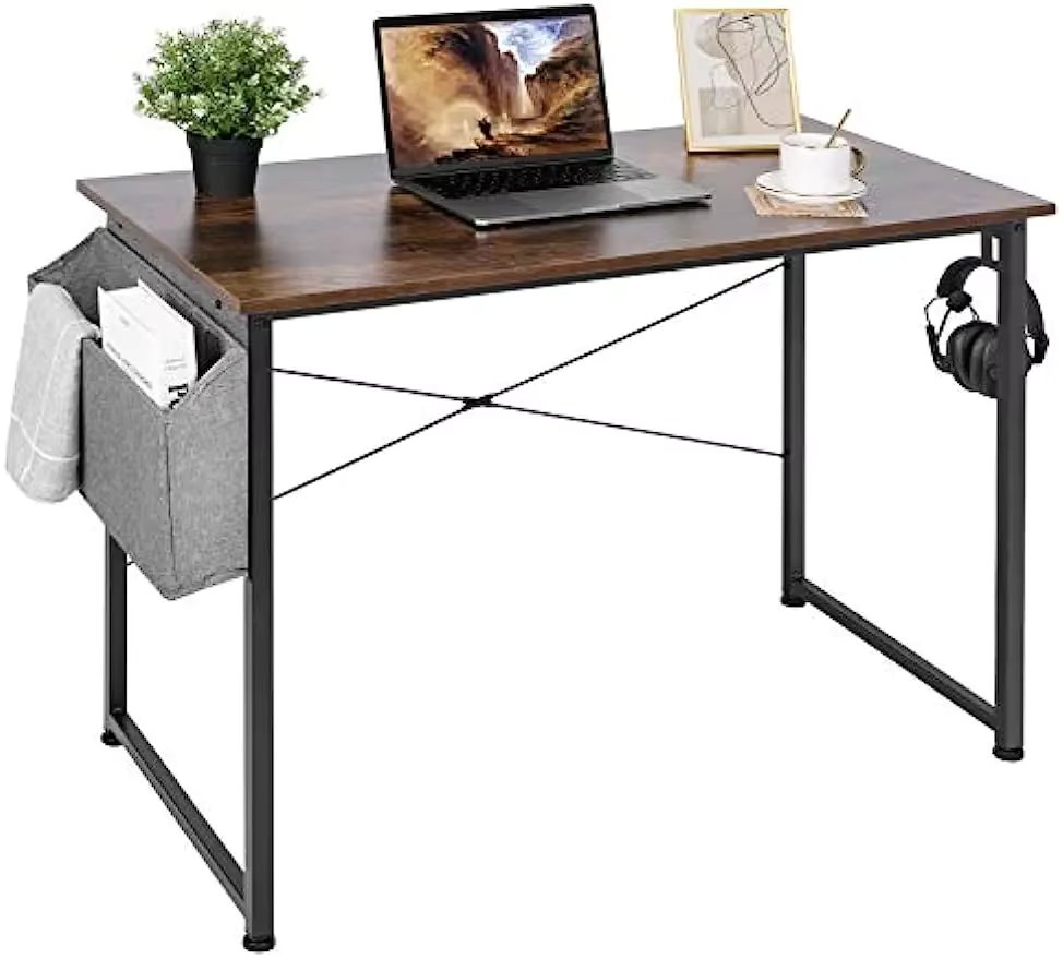 Homfa Desk Computer PC Desk Laptop Table Home Office School  Work Desk Stable with Organizer 100 x 50cm