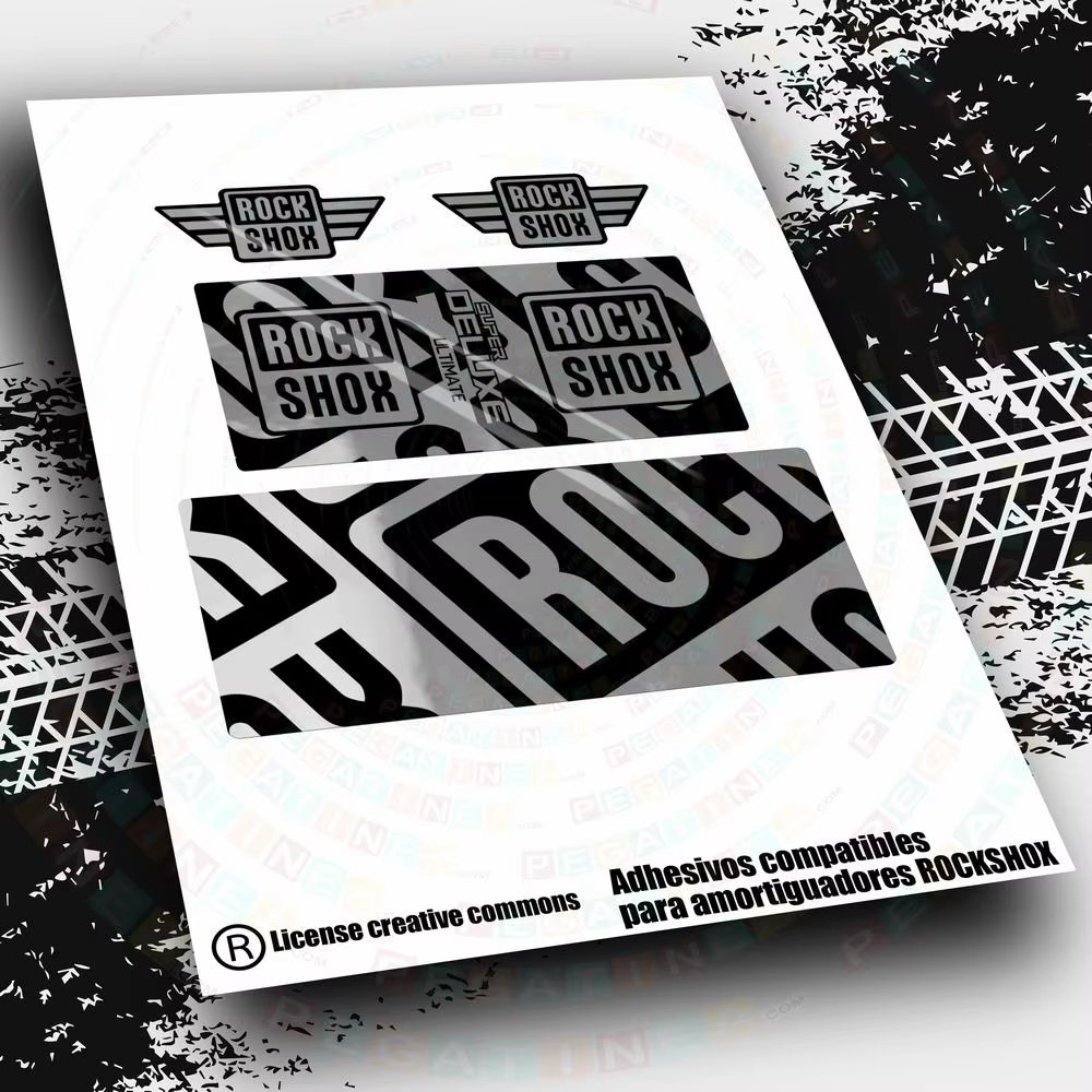 WP615 shock absorber STICKERS ROCKSHOX SUPER DELUXE ULTIMATE COIL 2023-2024 STICKERS MTB BTT accessories bike components STICKERS