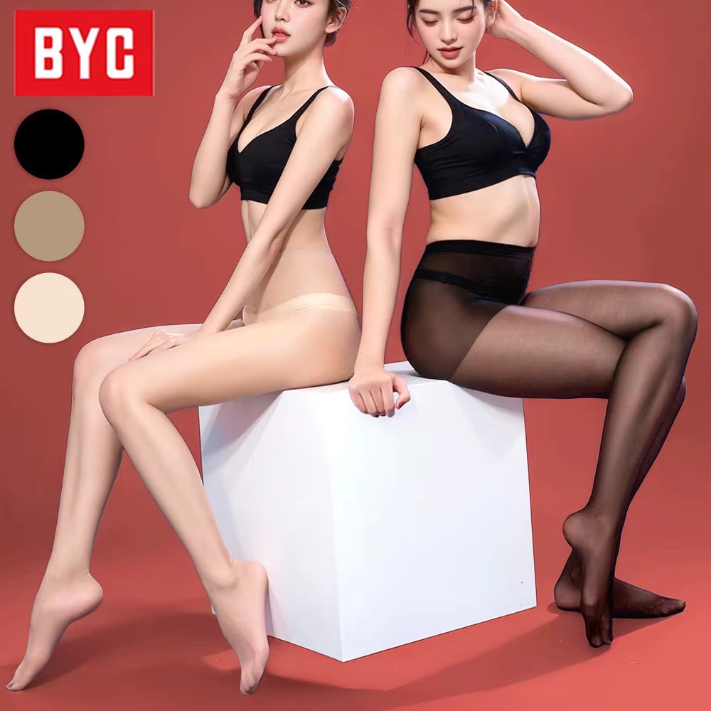 BYC [7 pieces] High-elasticity big-size stockings student uniform crew tone up correction pantyhose