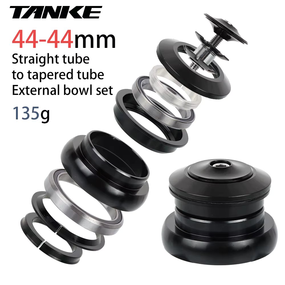 TANKE-MTB Mountain Bike Bowl Group, Aluminum Alloy Headset,Tapered Straight Fork Bearing,44-44mm/52/55/56mm,11/8 ",11/2",28.6mm