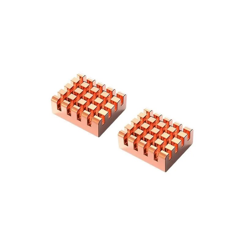 Pure Copper Video Memory Storage Cooling Plate Needle Column Red Copper Chipset Radiator Motherboards Videocards Chips Heatsink