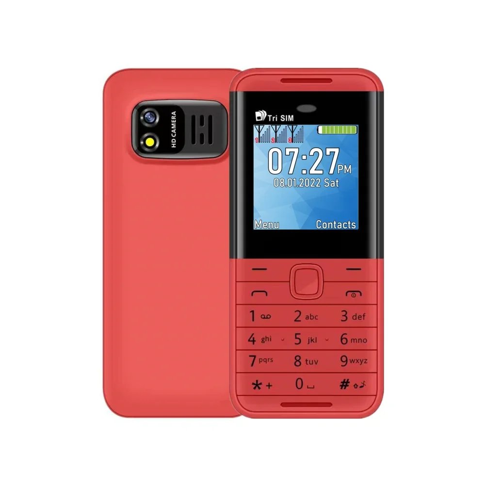 SERVO BM5310 3 SIM Card 3 Standby Mini Mobile Phone Auto Call Recorder Bluetooth Dial Speed Dial Magic Voice 1.3" Small Phone