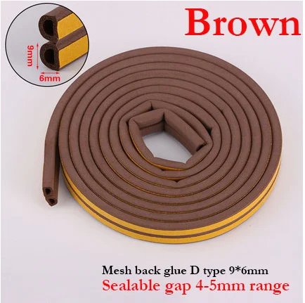 Brown D 9x6mm