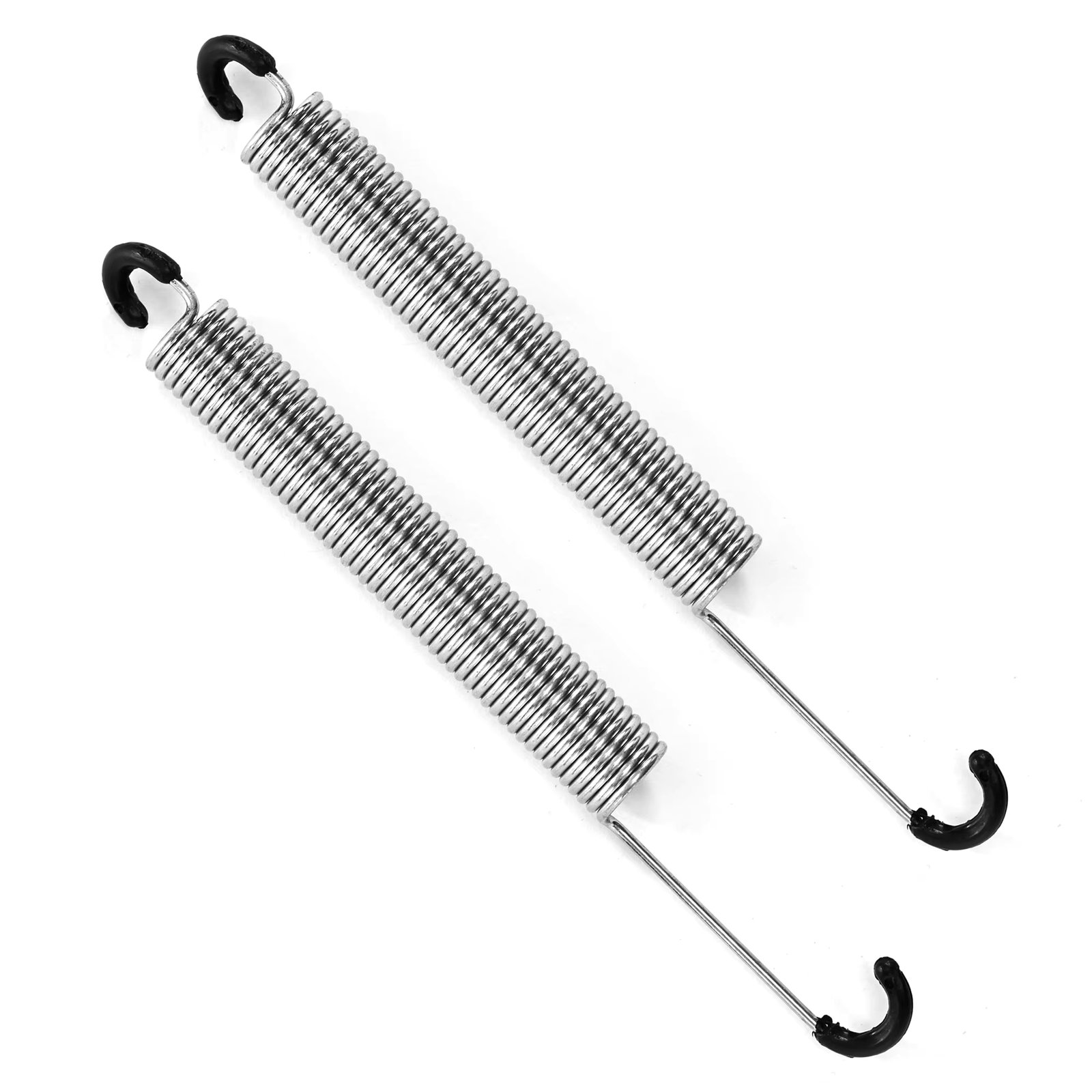 (Pack of 2) 7"[178mm] Stainless Steel Replacement Recliner Sofa Chair Mechanism Tension Spring - Long Neck Hook Style