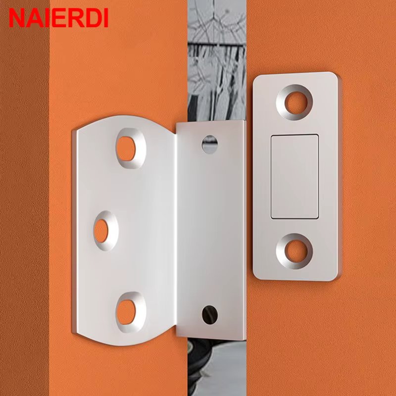 NAIERDI 1/2/4/8 Pack Magnetic Cabinet Catches,Ultra Thin Cabinet Door Magnets Catch,Strong Powerful for Cupboard Magnetic Latch
