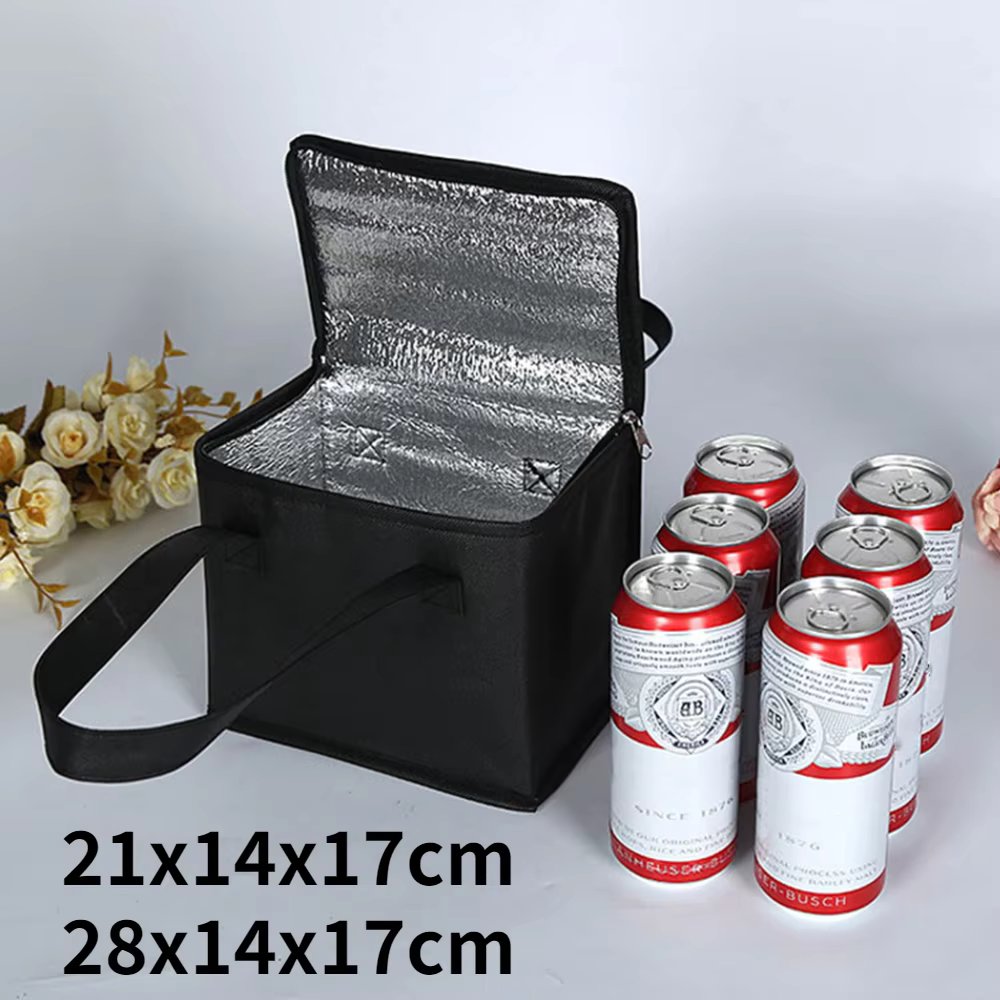 Picnic Bag Large Capacity Insulated Storage Bag Food Thermal Bag Insulation Travel Drink Ice Pack Portable Lunch Cooler Bag