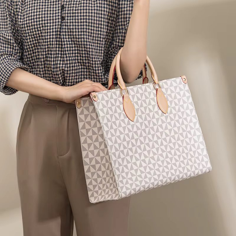 Fashion Shoulder Tote High Quality Leather Vintage Shopper Big Handbags For Women