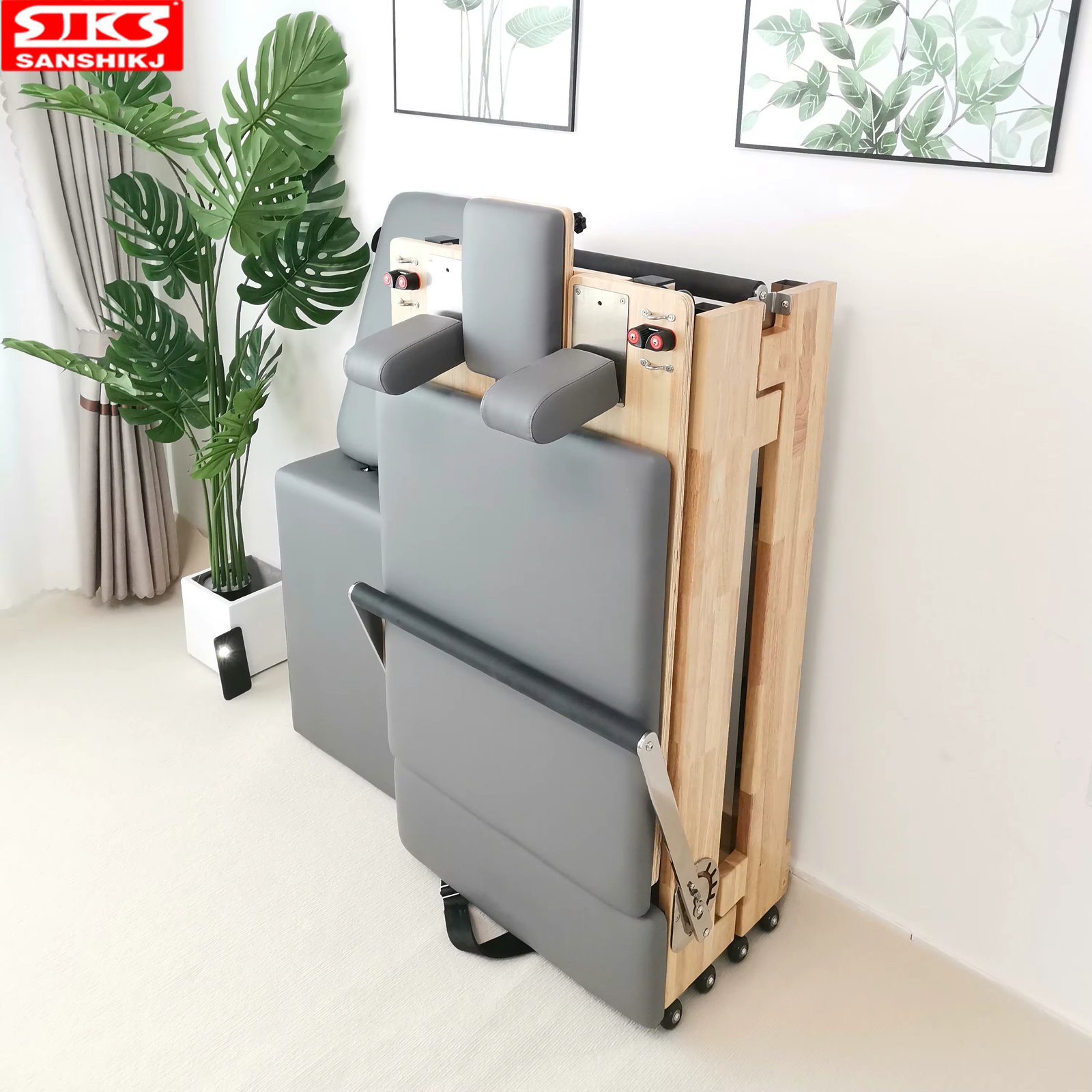 Debut Pilates Core Bed, Maple Oak Foldable, Private School, Home Shaping, Yoga, New