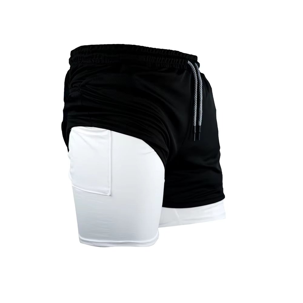 black white